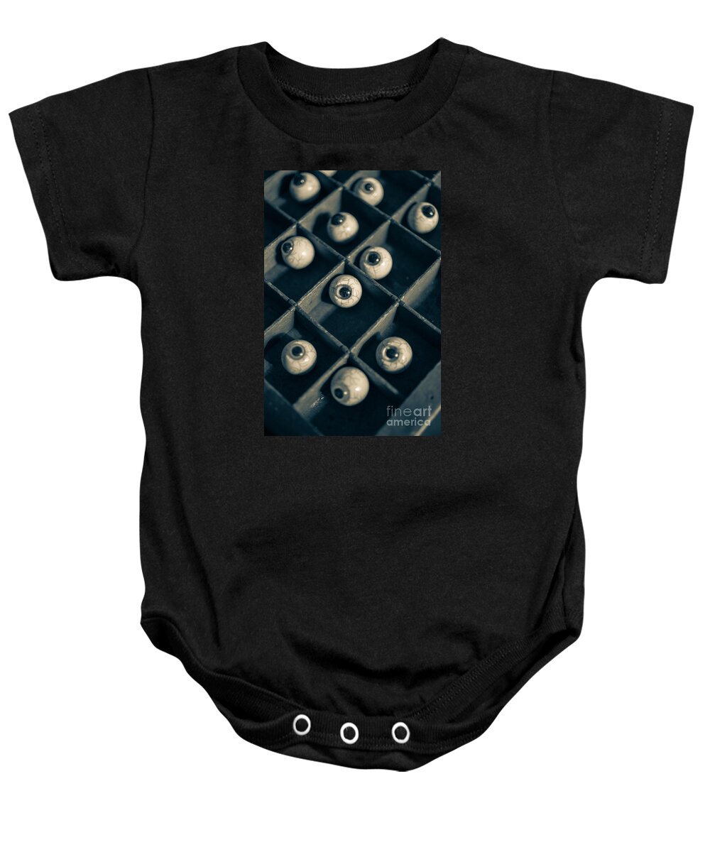 Oddities Baby Onesie featuring the photograph The Eyes Have It by Edward Fielding