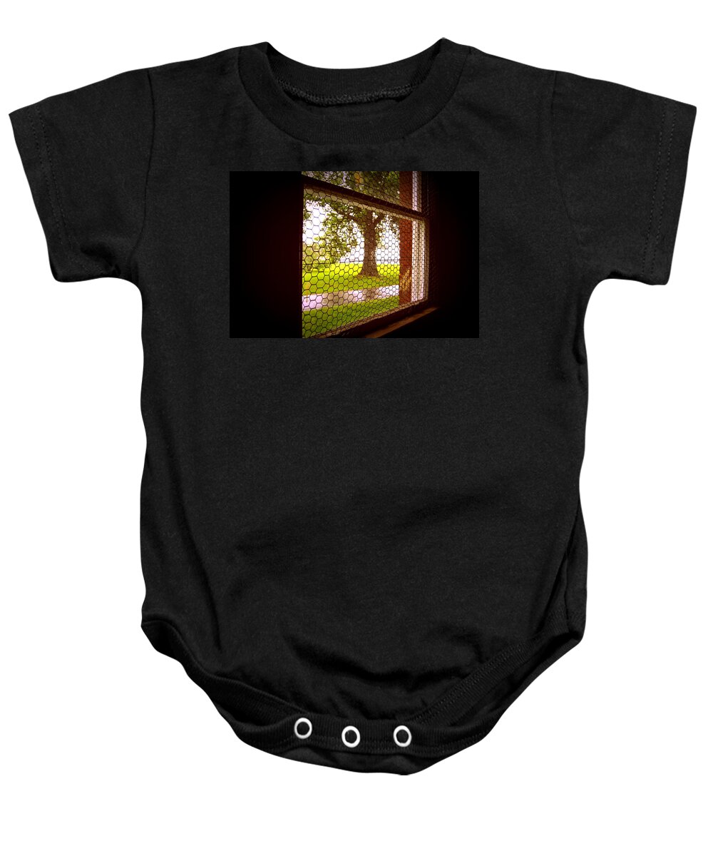 Fives Court Baby Onesie featuring the photograph The Fives Court by Marysue Ryan