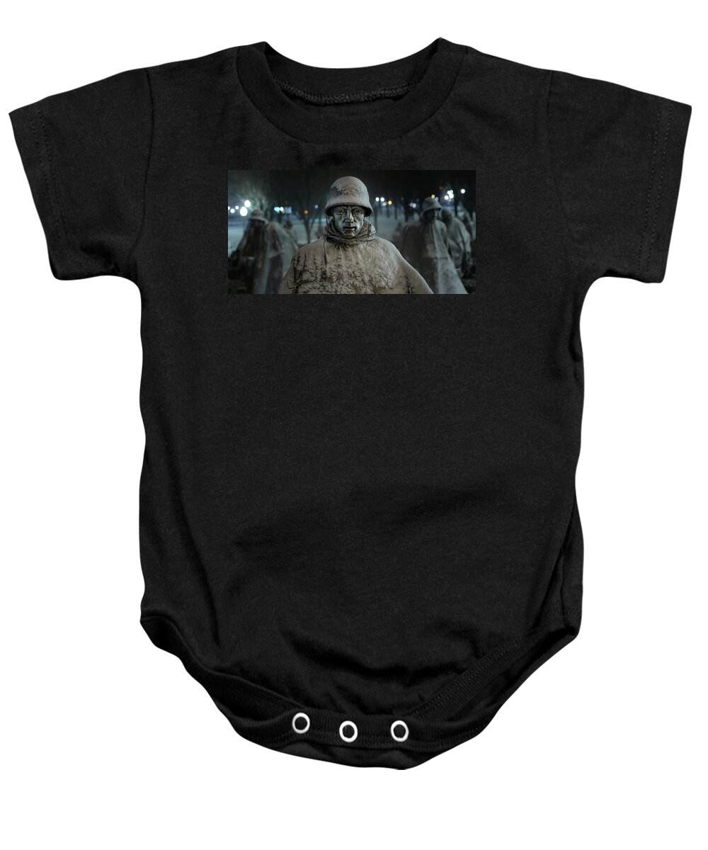 Metro Baby Onesie featuring the photograph The Lead Scout by Metro DC Photography