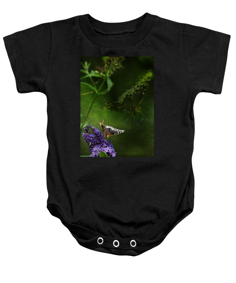 Butterfly Baby Onesie featuring the photograph The Psyche by Belinda Greb