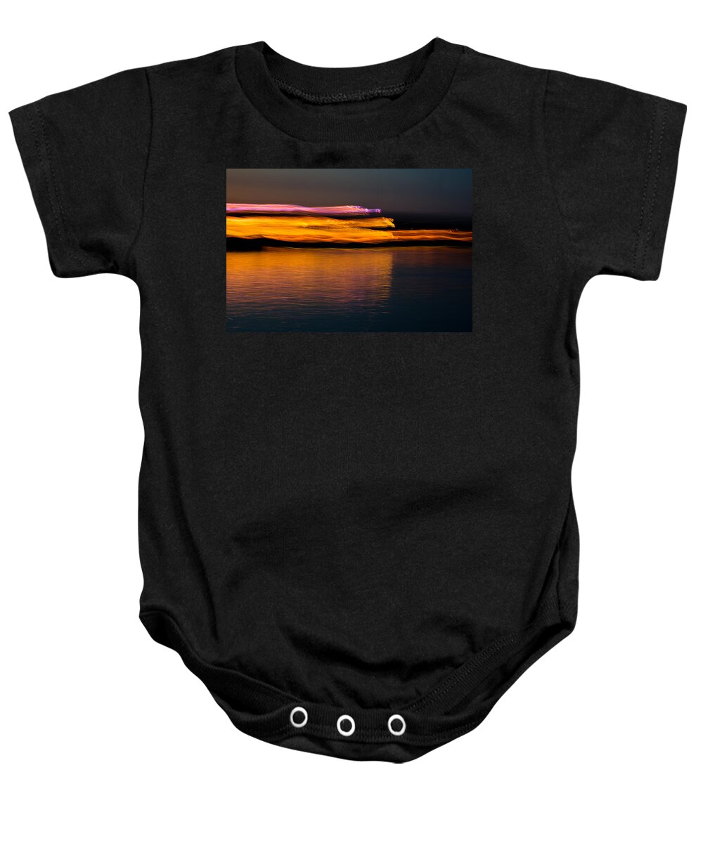 Water Baby Onesie featuring the photograph The Speed of Light by Christie Kowalski