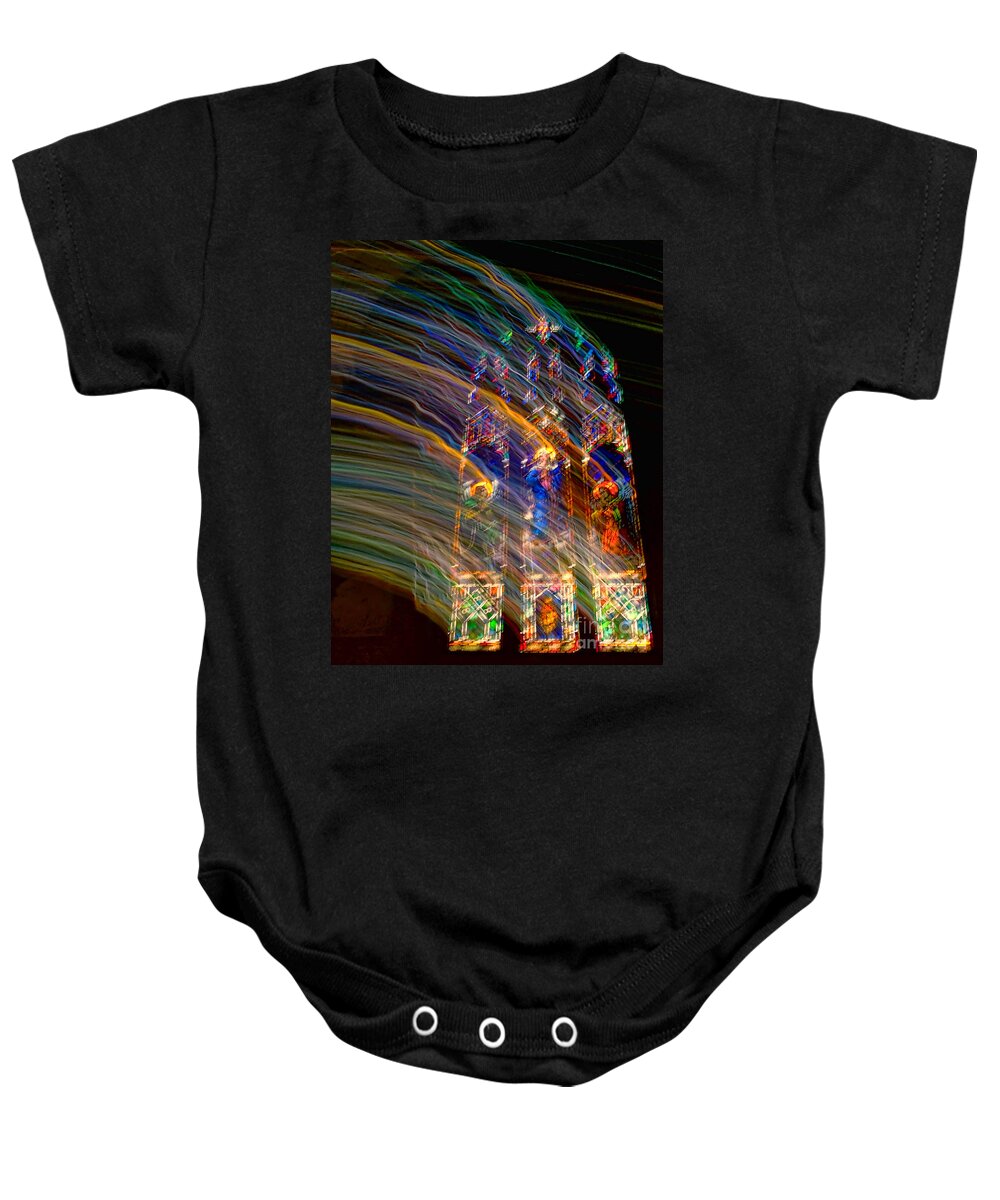 Glass Baby Onesie featuring the photograph The Spirit of the Saints by Kathleen K Parker