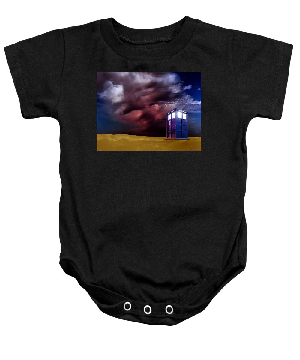 Tardis Baby Onesie featuring the photograph The Tardis by Dominic Piperata