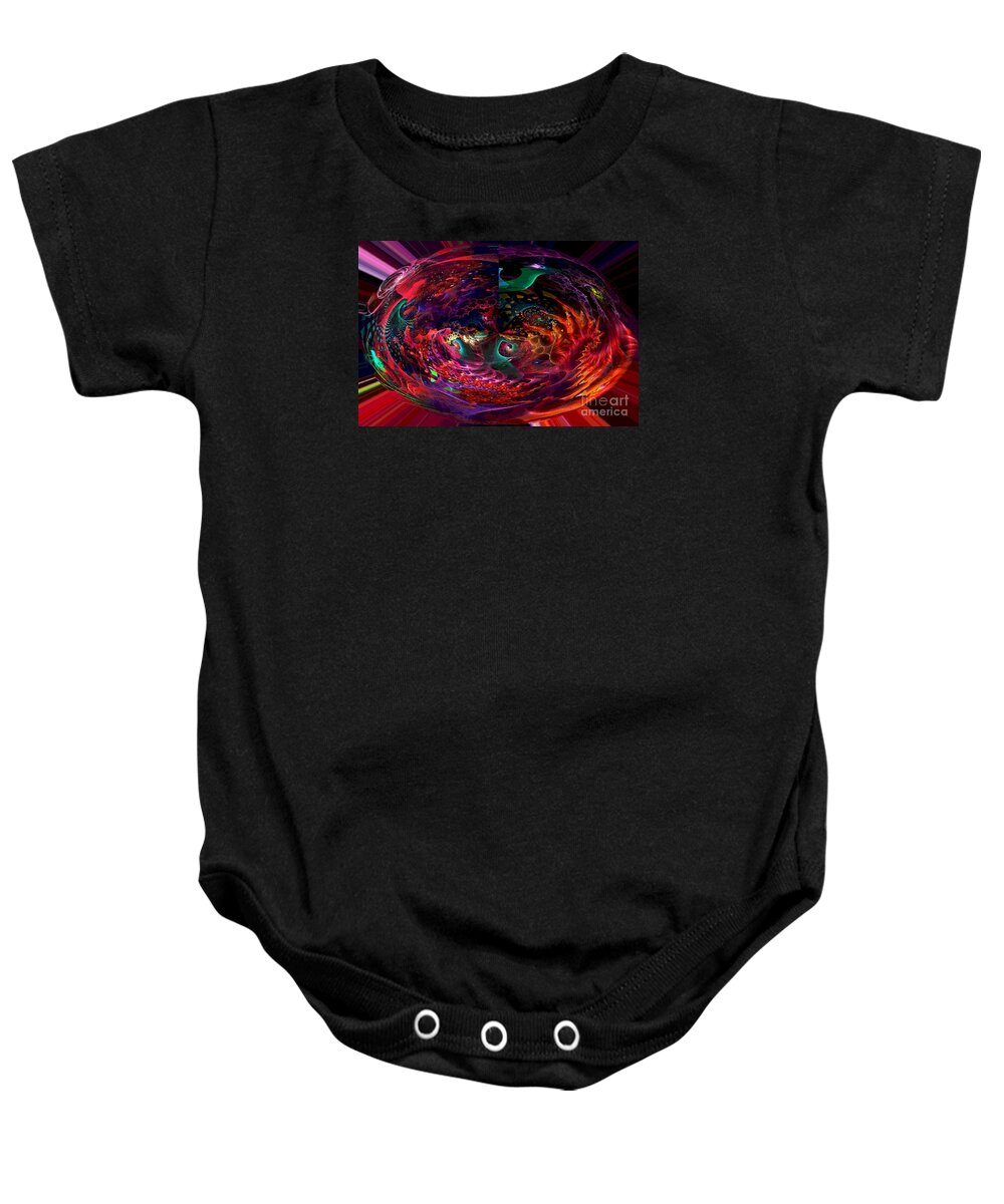  Baby Onesie featuring the photograph Colorful Orb by Kelly Awad