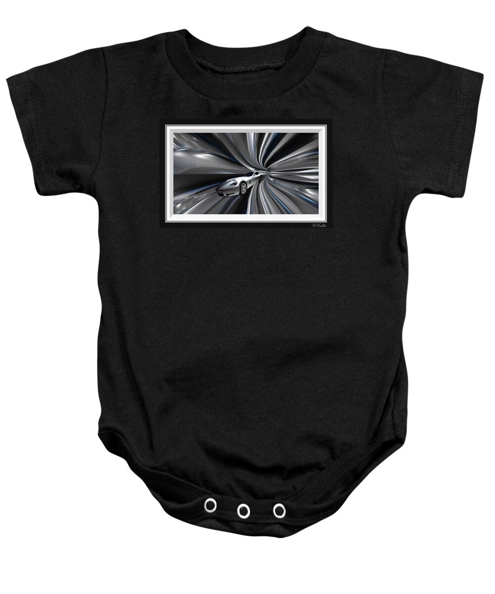 Car Baby Onesie featuring the photograph Time Warp by Davandra Cribbie