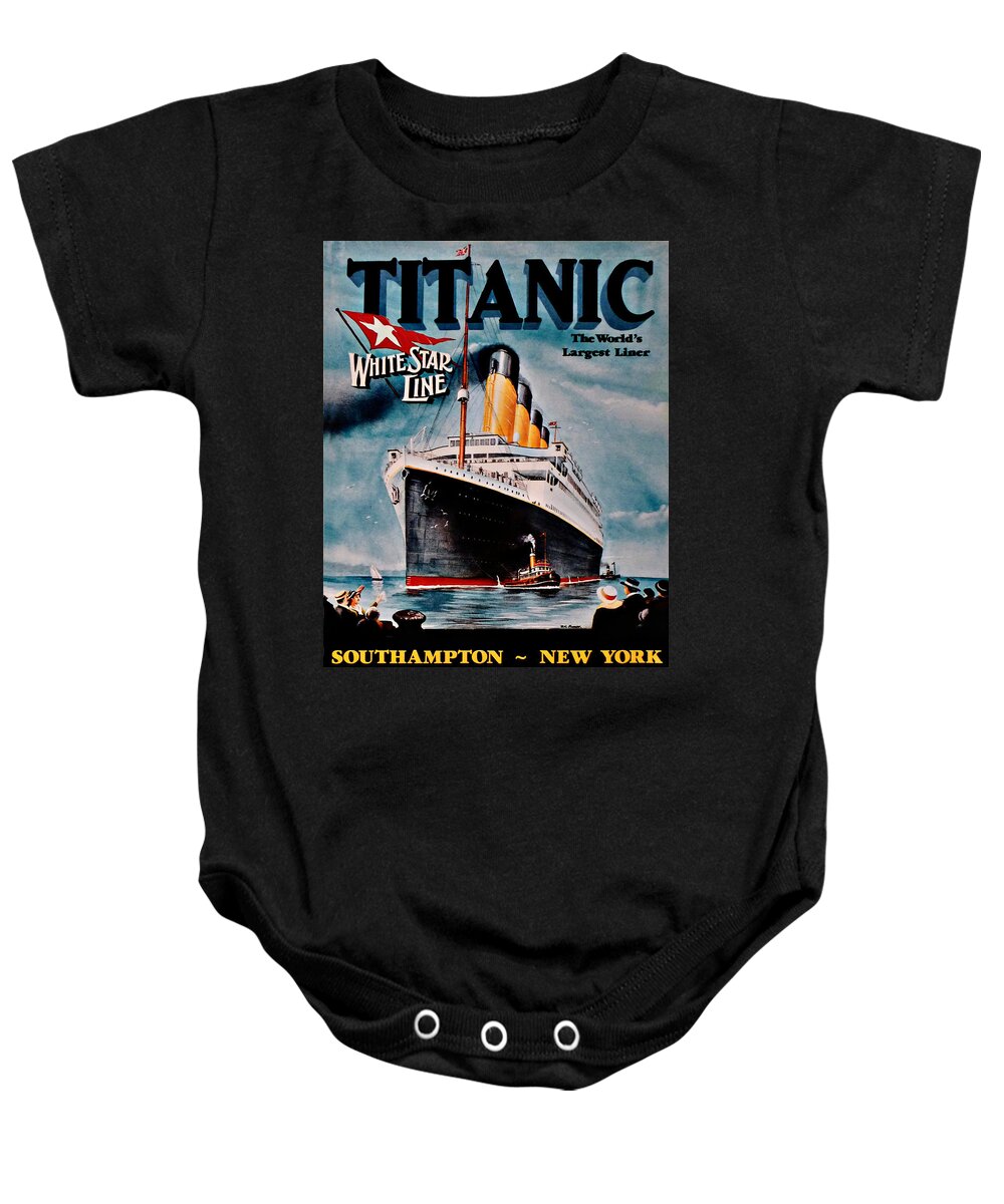 Titanic Baby Onesie featuring the photograph Titanic - Unthinkable by Richard Reeve