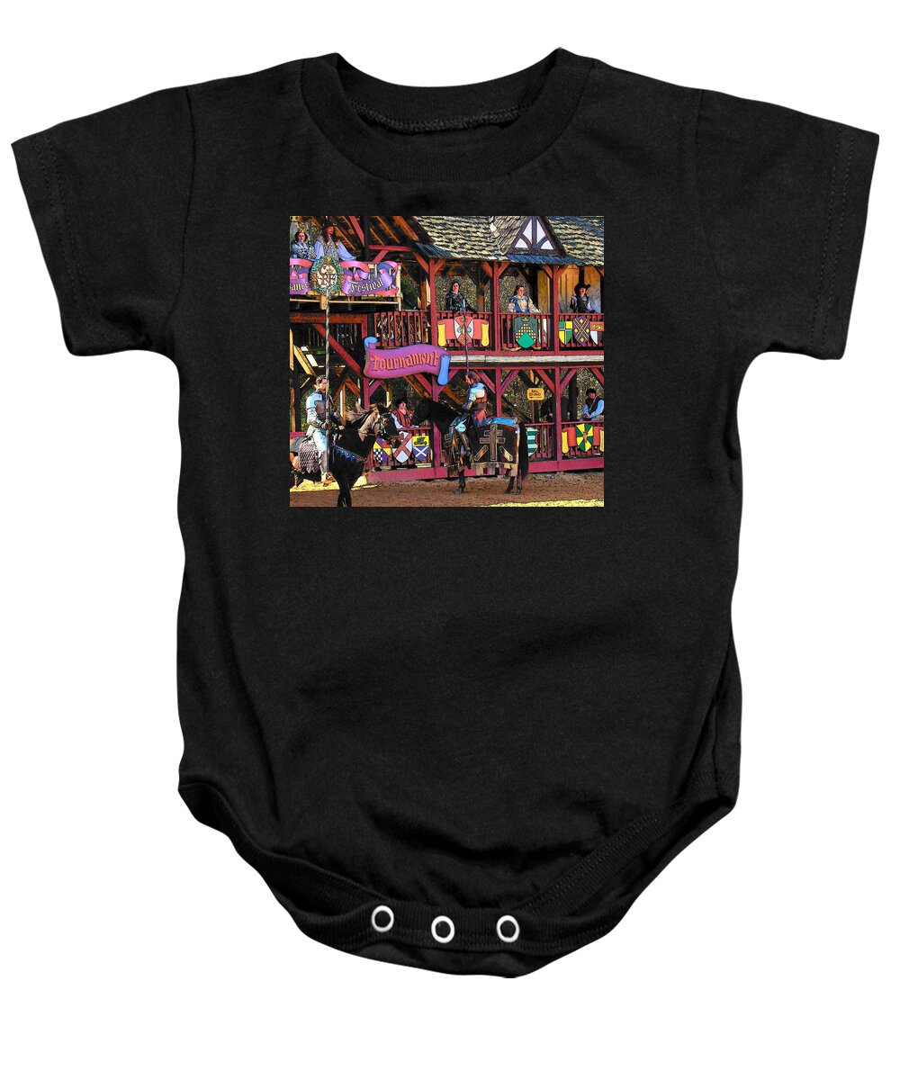 Fine Art Baby Onesie featuring the photograph Tournament by Rodney Lee Williams