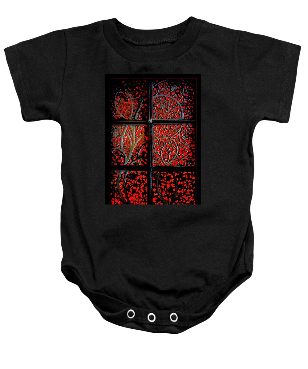  Baby Onesie featuring the drawing Tree Of Life by James Lanigan Thompson MFA