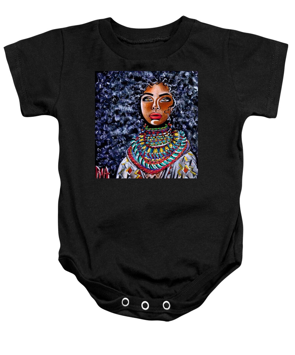 Artbyria Baby Onesie featuring the photograph Untamed Beauty by Artist RiA