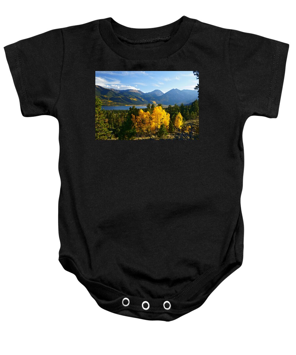 Colorado Baby Onesie featuring the photograph Upper Twin by Jeremy Rhoades
