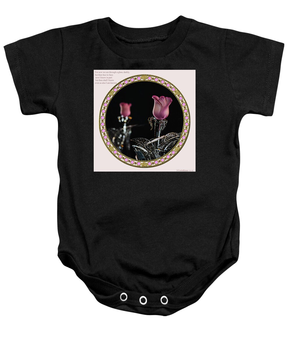 Crystal Baby Onesie featuring the photograph Veiled Love by Tikvah's Hope