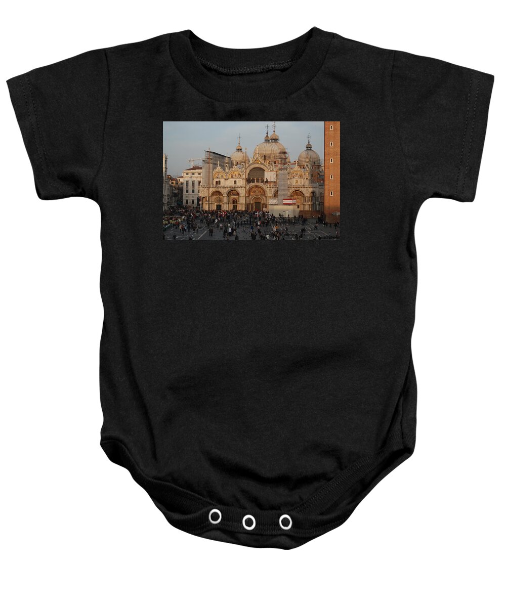 Italy Baby Onesie featuring the photograph Venice at Sunset by Caroline Stella