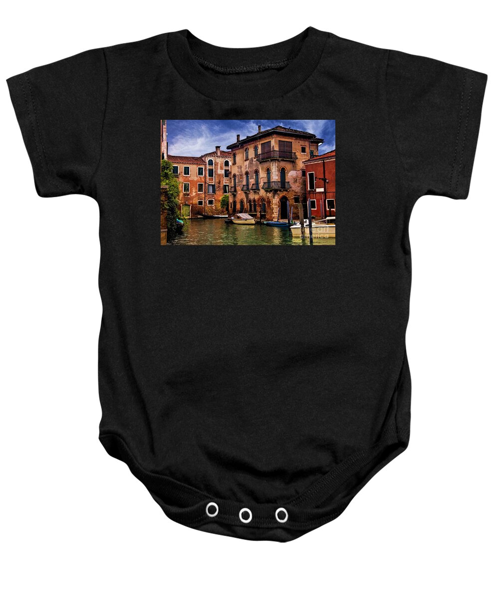 Venice Baby Onesie featuring the photograph Venice by Shirley Mangini