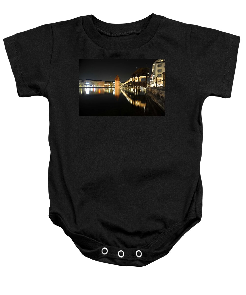 Landscape Baby Onesie featuring the photograph Water Tower by Richard Gehlbach