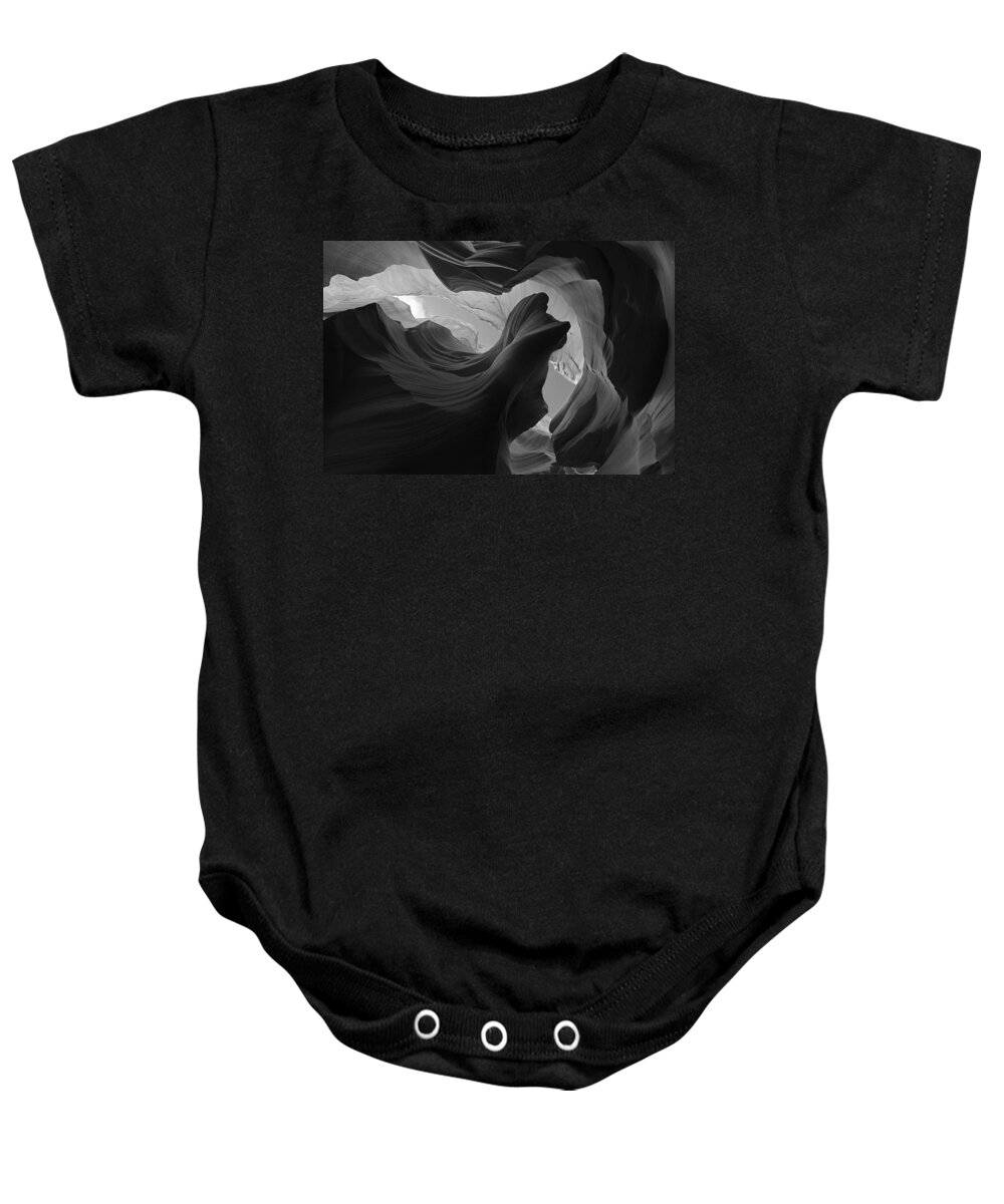 Antelope Canyon Baby Onesie featuring the photograph Wind Dancer by Dustin LeFevre