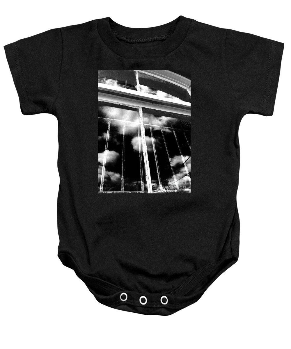Window Cloud Baby Onesie featuring the photograph Window clouds by WaLdEmAr BoRrErO