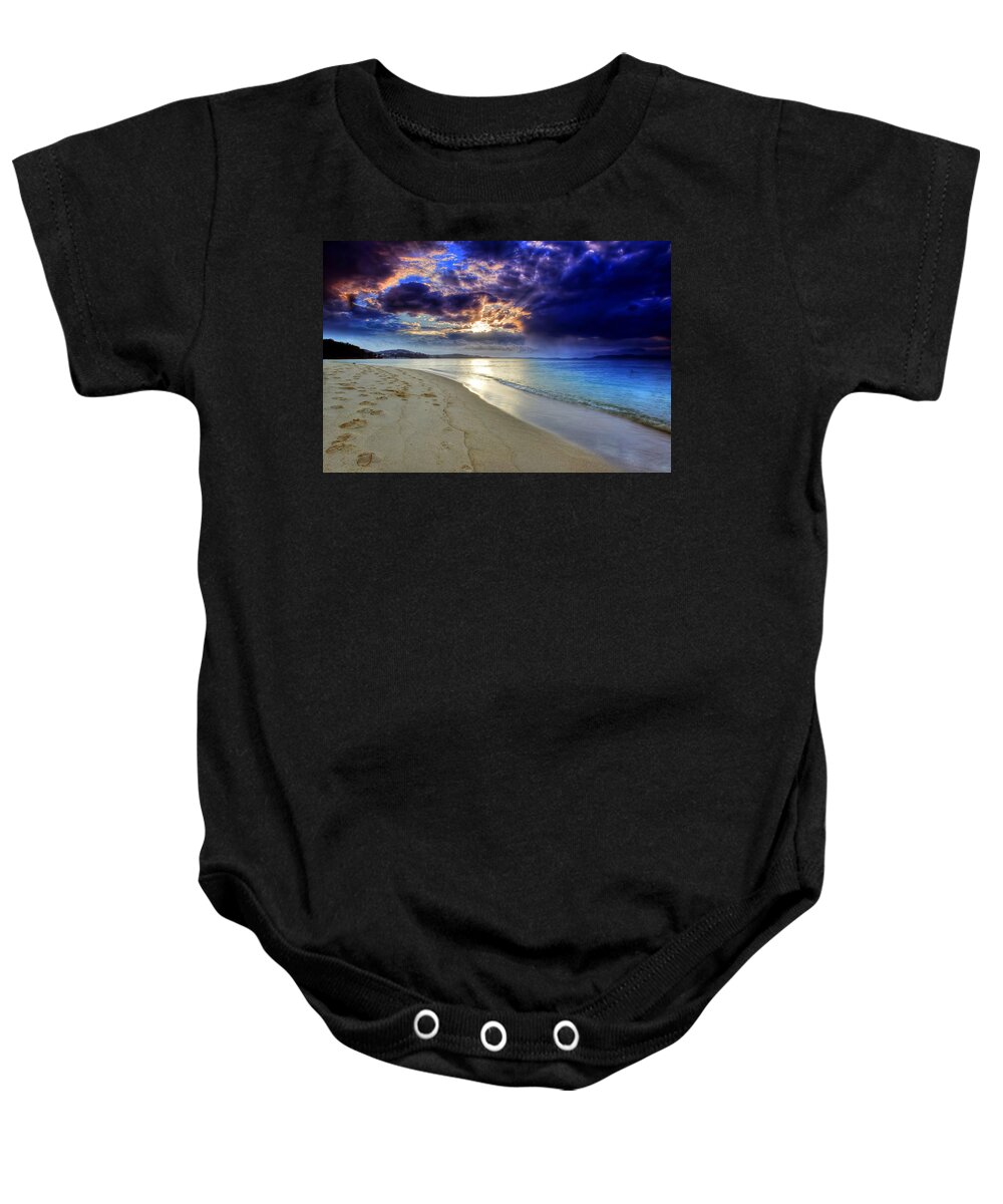 Sunset Baby Onesie featuring the photograph Port Stephens Sunset #2 by Paul Svensen