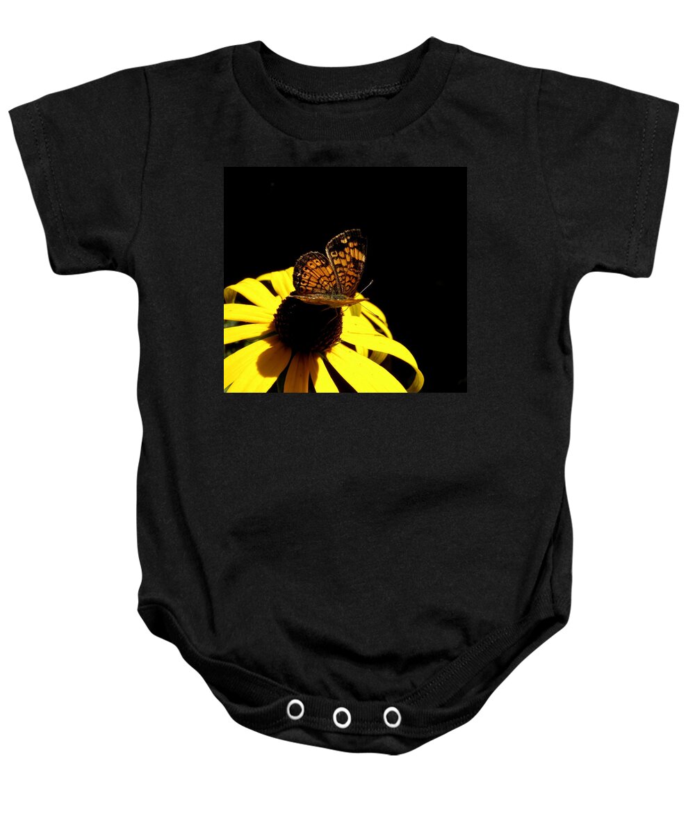 Butterfly Baby Onesie featuring the photograph 2 Beauties In One by Kim Galluzzo