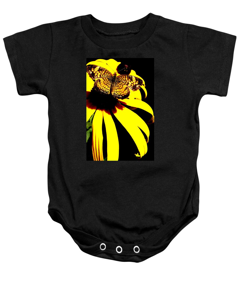 Butterfly Baby Onesie featuring the photograph All To Myself by Kim Galluzzo