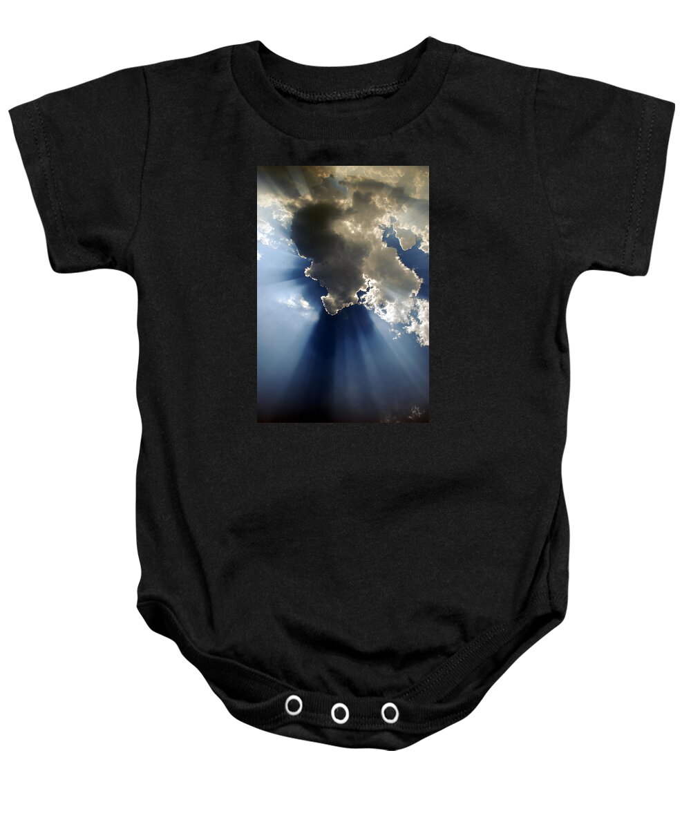 Clouds Baby Onesie featuring the photograph Amazing Grace by Skip Willits