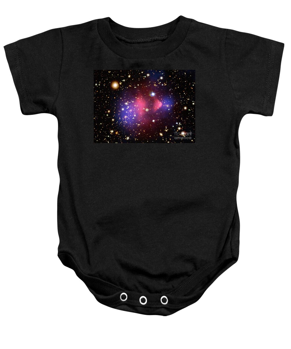 Chandra Baby Onesie featuring the photograph Bullet Cluster by Nasa