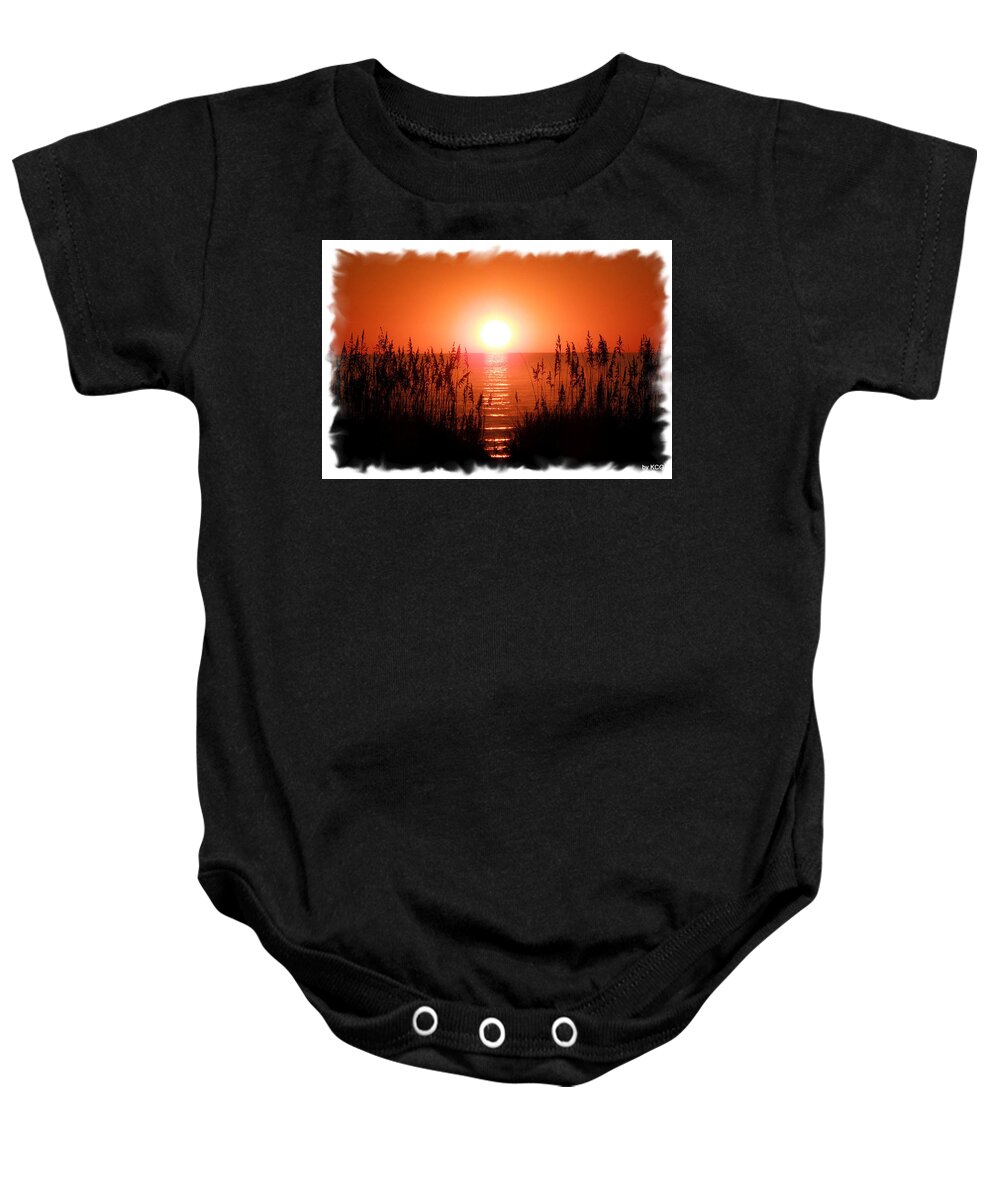 Sunrise Baby Onesie featuring the photograph Deep Rise by Kim Galluzzo