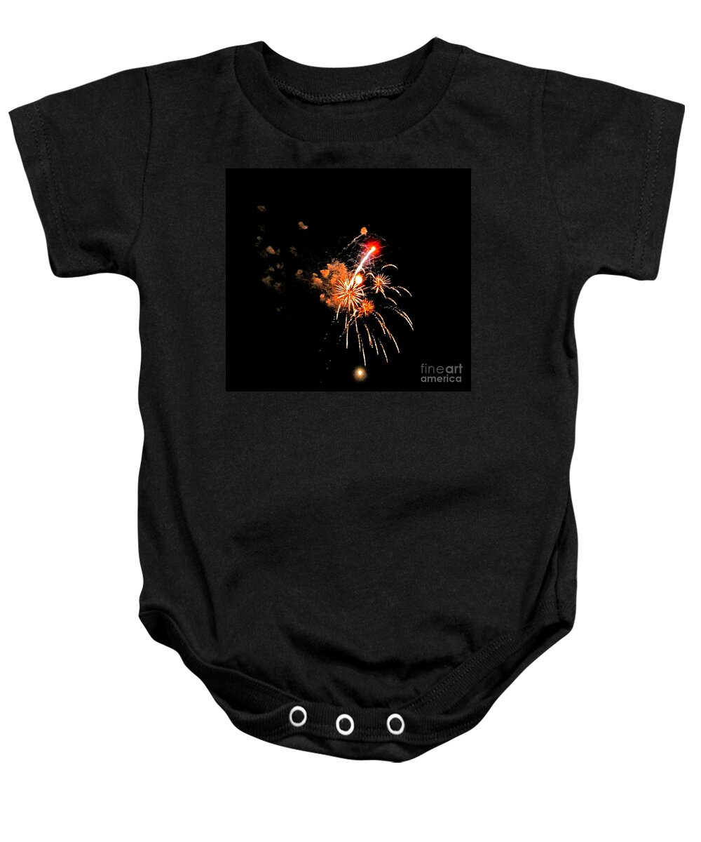 Fireworks Baby Onesie featuring the photograph Dreamcatcher 1 by Kendall Eutemey