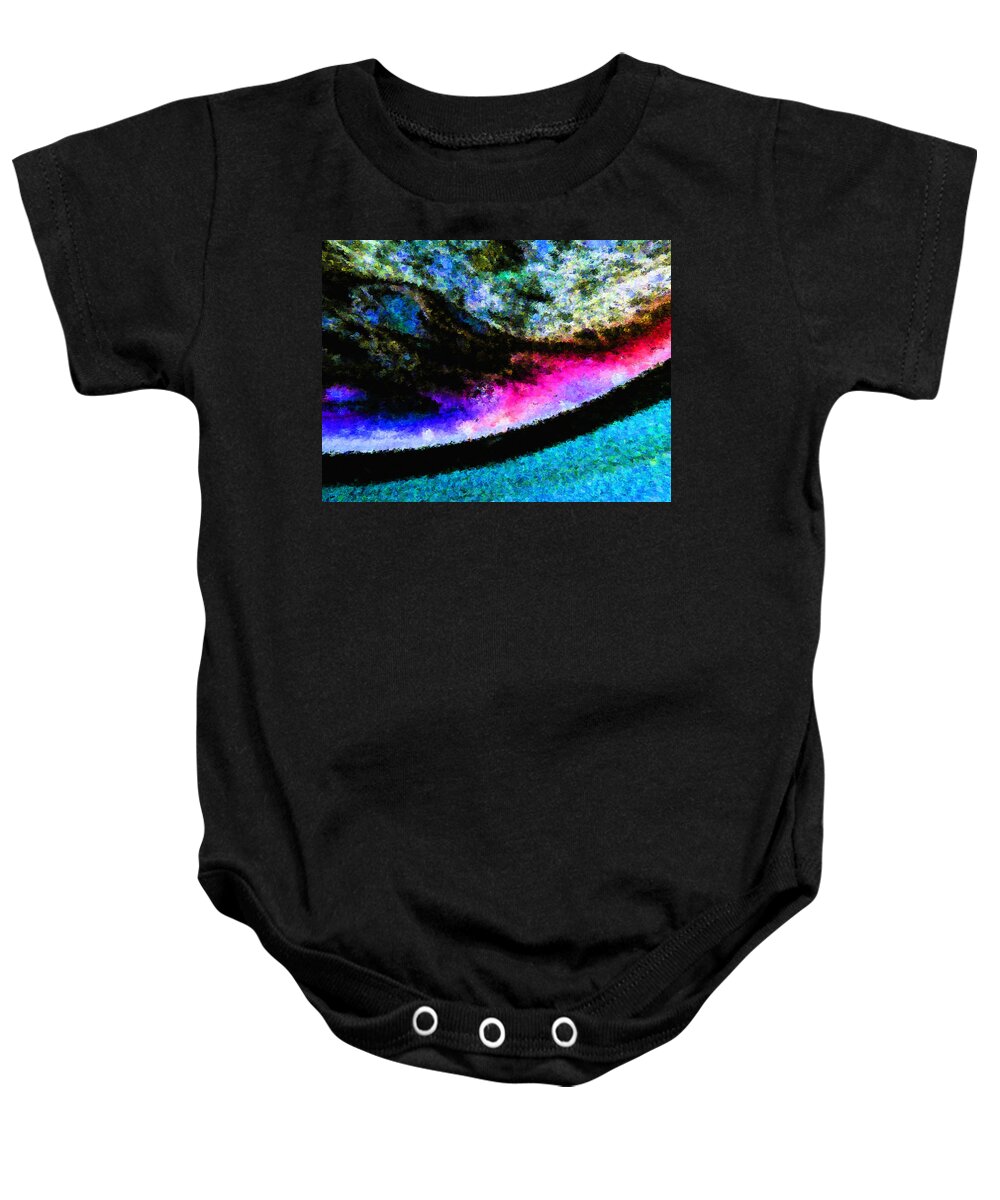 Planet Baby Onesie featuring the photograph Drifting Away by Angelina Tamez