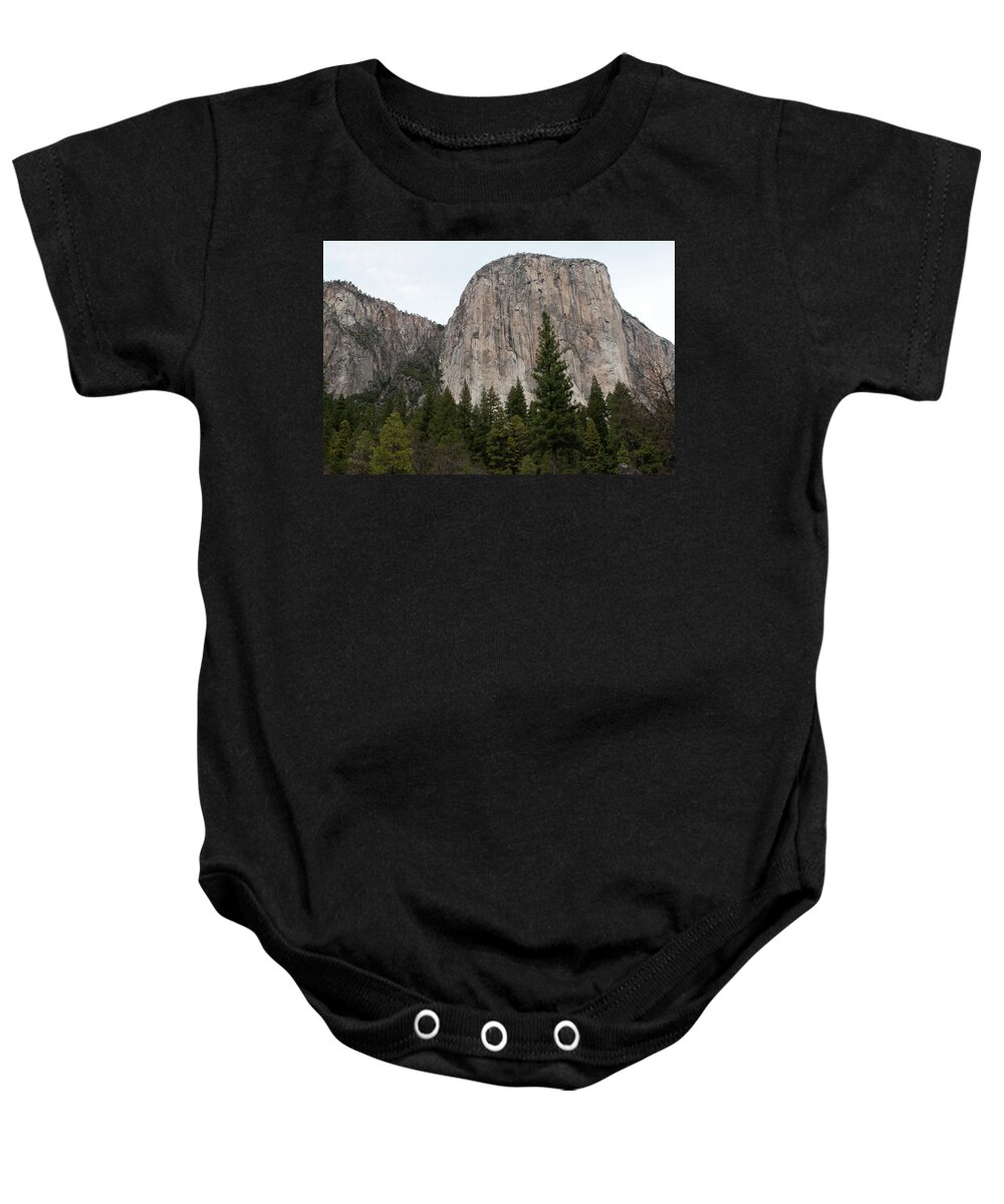 Yosemite Baby Onesie featuring the photograph El Capitan by Lorraine Devon Wilke