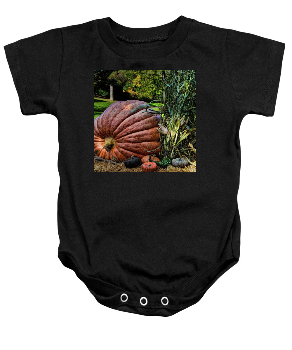 October Baby Onesie featuring the photograph Heck It Must Be October Again by Chris Lord