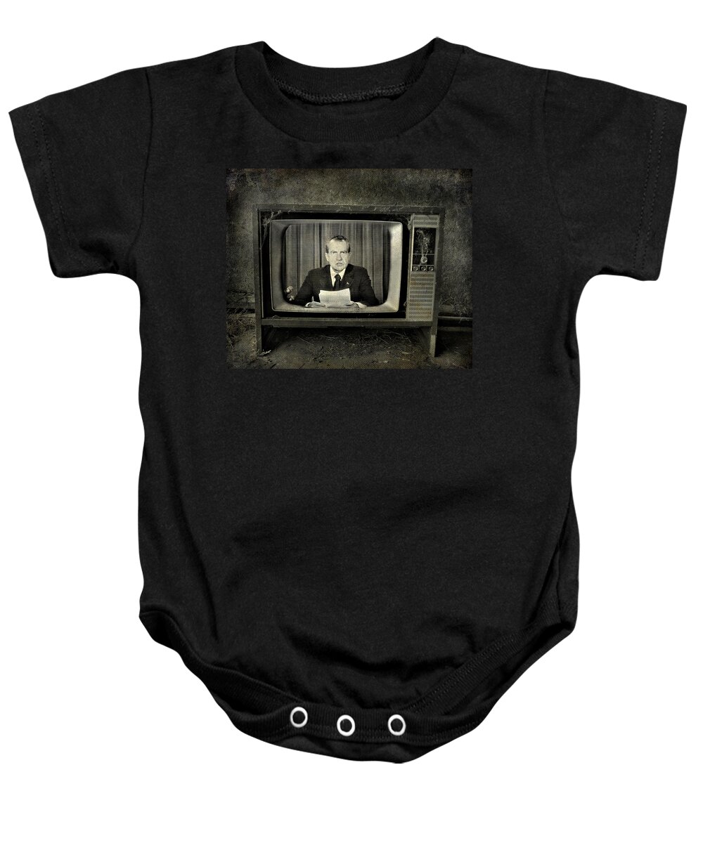 Jerry Cordeiro Baby Onesie featuring the photograph Impeached Network by J C