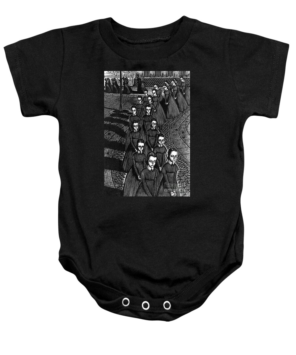 1847 Baby Onesie featuring the photograph Jane Eyre by Granger