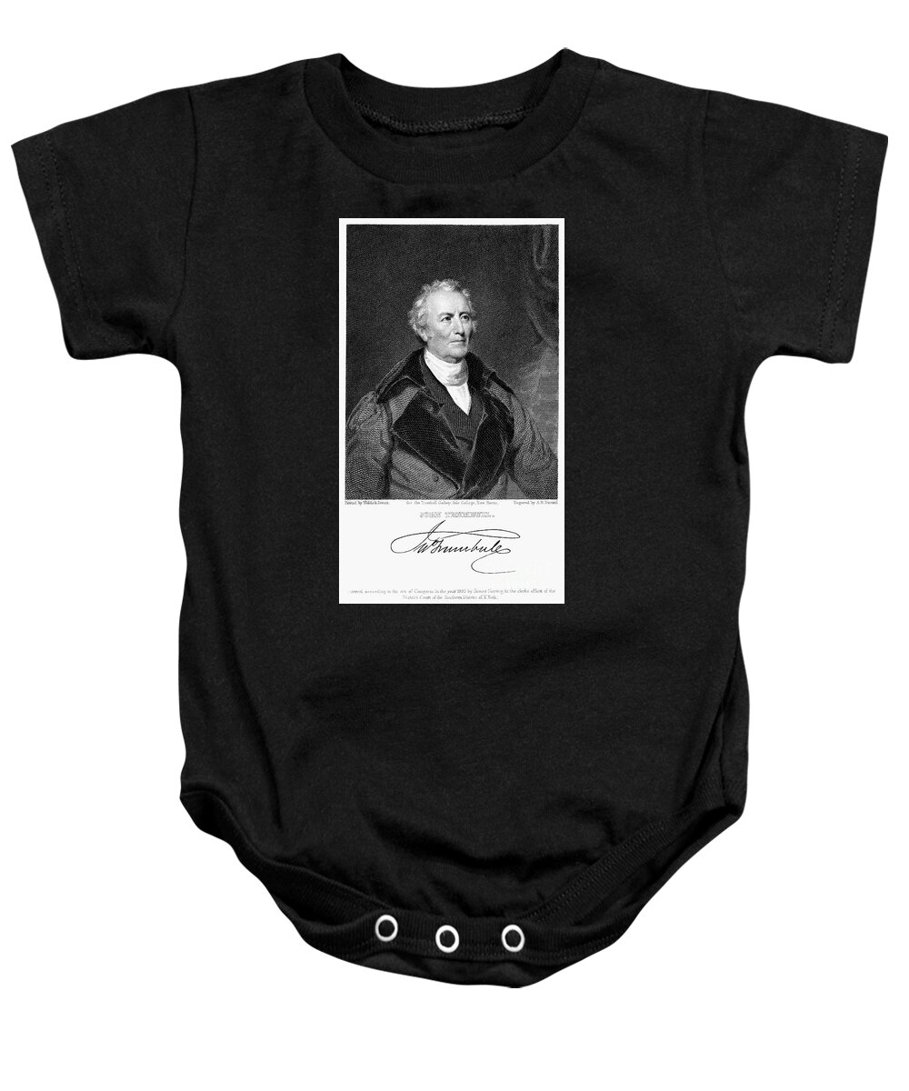 18th Century Baby Onesie featuring the photograph John Trumbull (1756-1843) by Granger