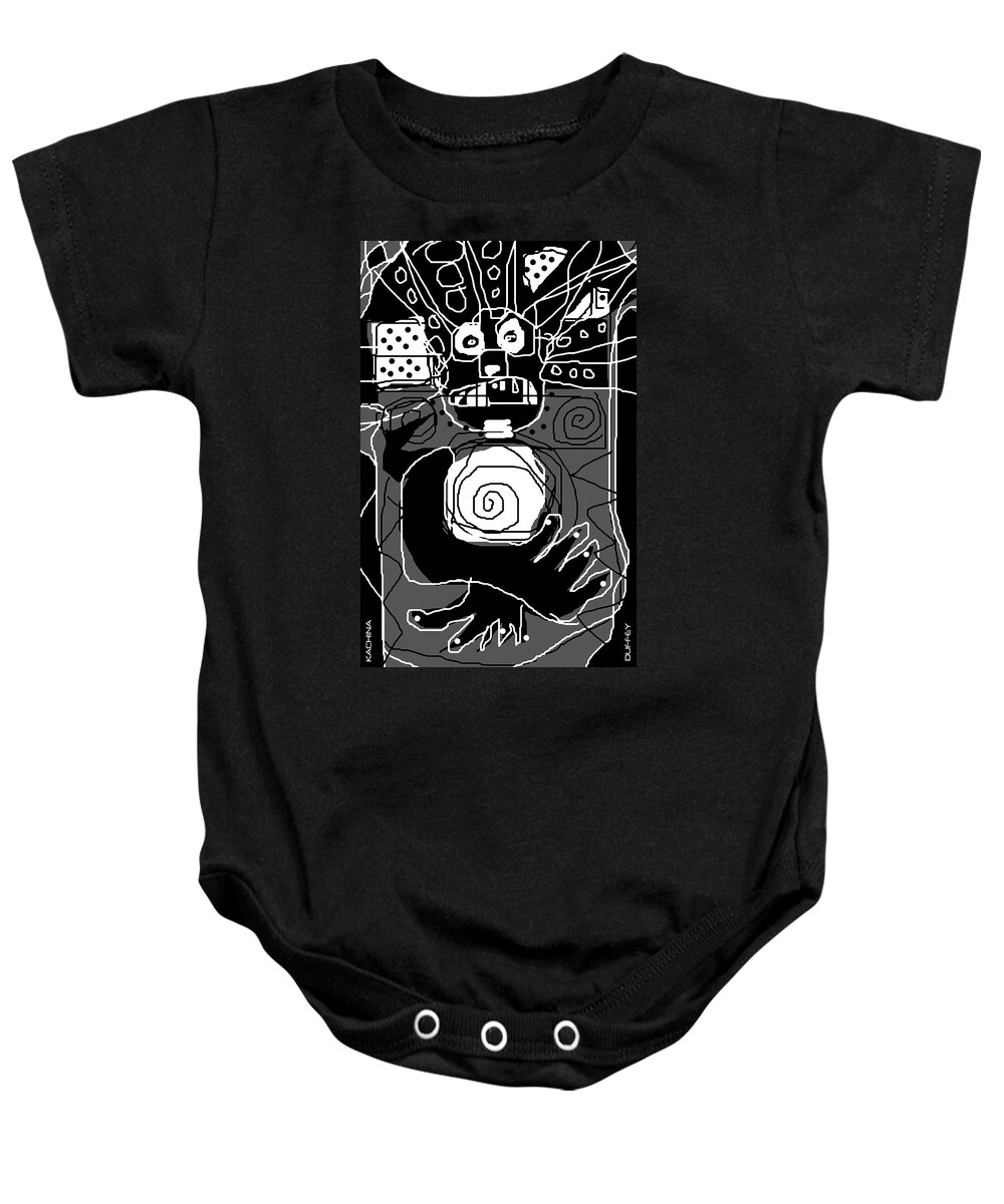 Ancient Civilizations Baby Onesie featuring the photograph Kachina 6a by Doug Duffey