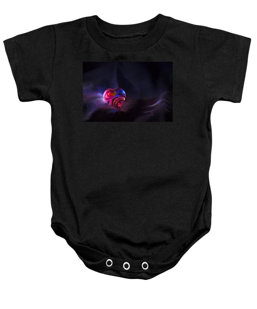 Heart Baby Onesie featuring the photograph Lonely Heart by Steven Richardson