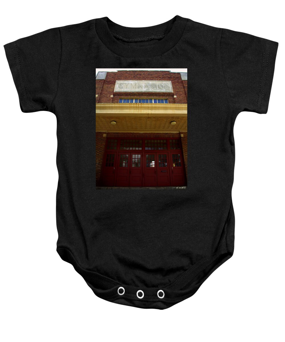 Old Sweat Shop Baby Onesie featuring the photograph Old Sweat Shop by Edward Smith