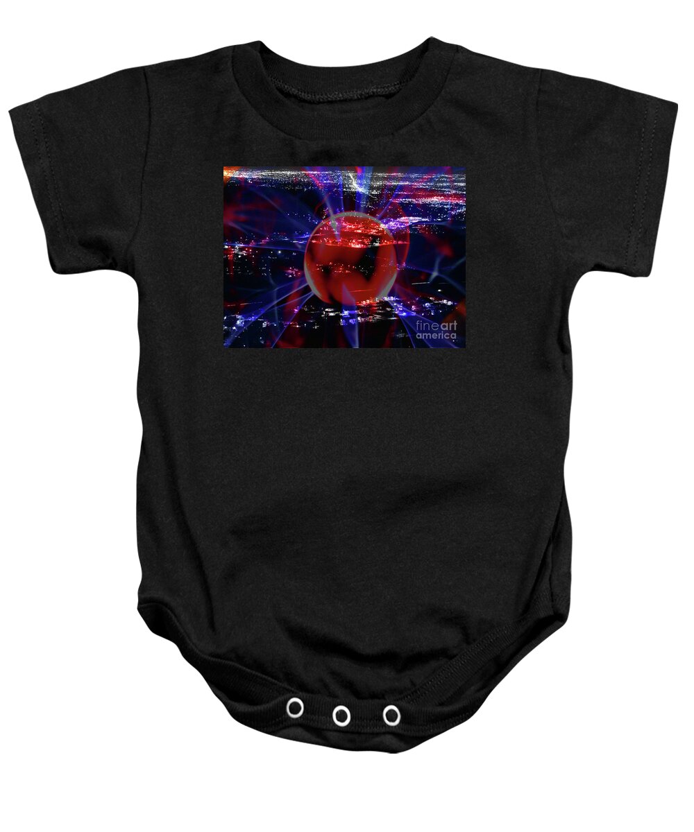 Clay Baby Onesie featuring the photograph Power by Clayton Bruster