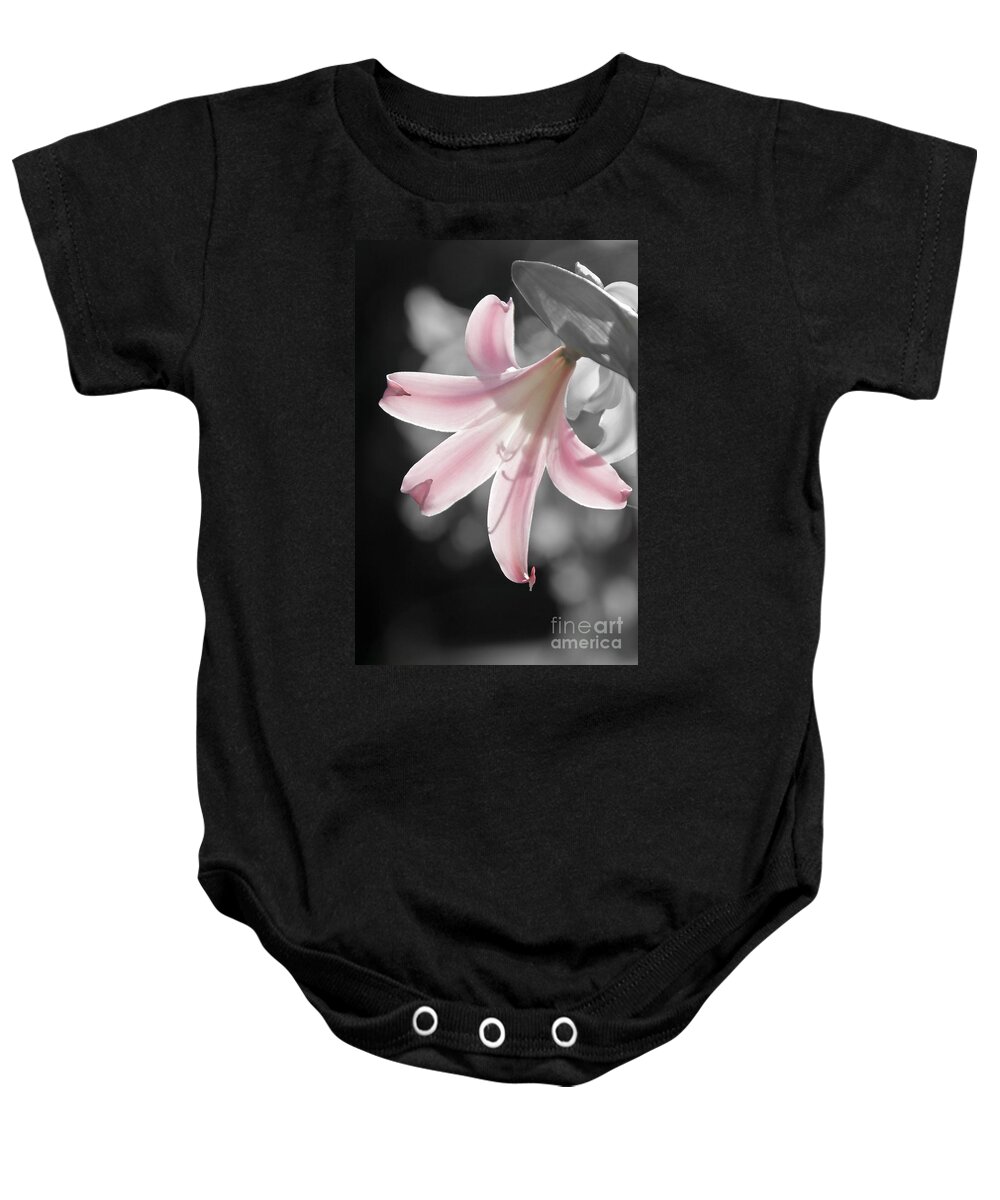 Flowers Baby Onesie featuring the photograph Pretty Pink Blossom by Paul Topp