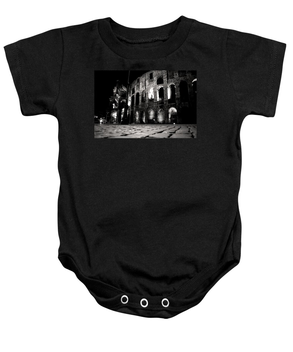 Rome Baby Onesie featuring the photograph Roman Night by La Dolce Vita