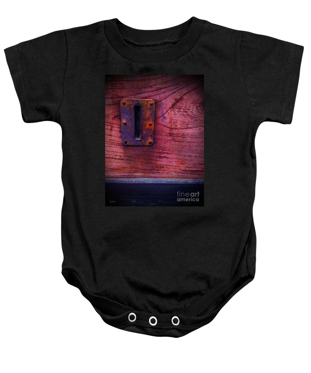  Baby Onesie featuring the photograph Secrets by Eena Bo