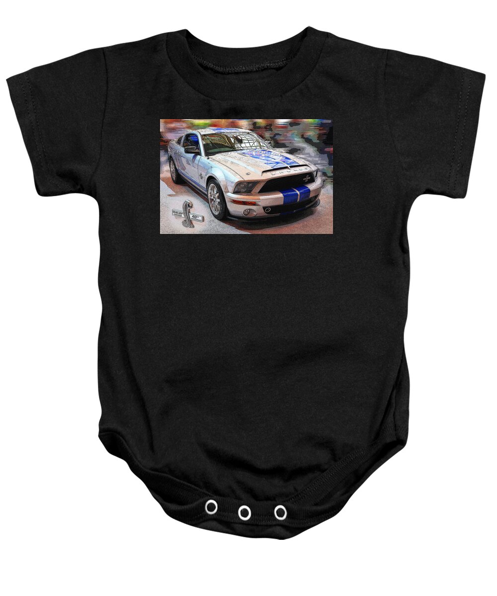 Shelby Baby Onesie featuring the photograph Shelby by Dragan Kudjerski