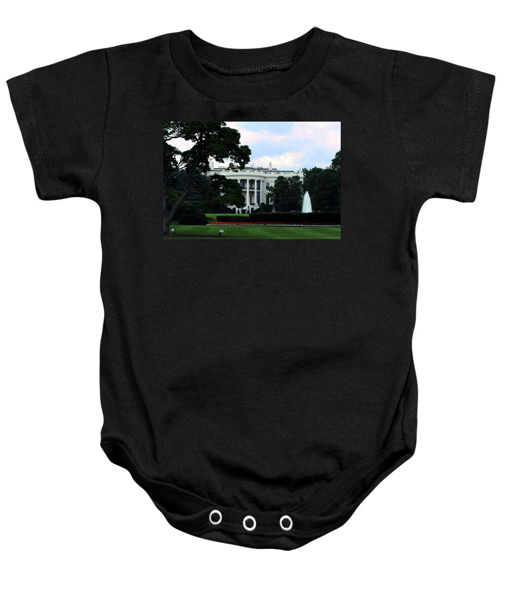 Washington D.c. Baby Onesie featuring the photograph The White House by La Dolce Vita