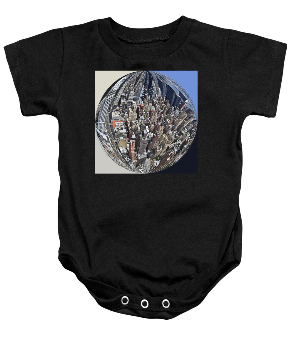 Landscape Baby Onesie featuring the digital art Water on the lens by Theodore Jones