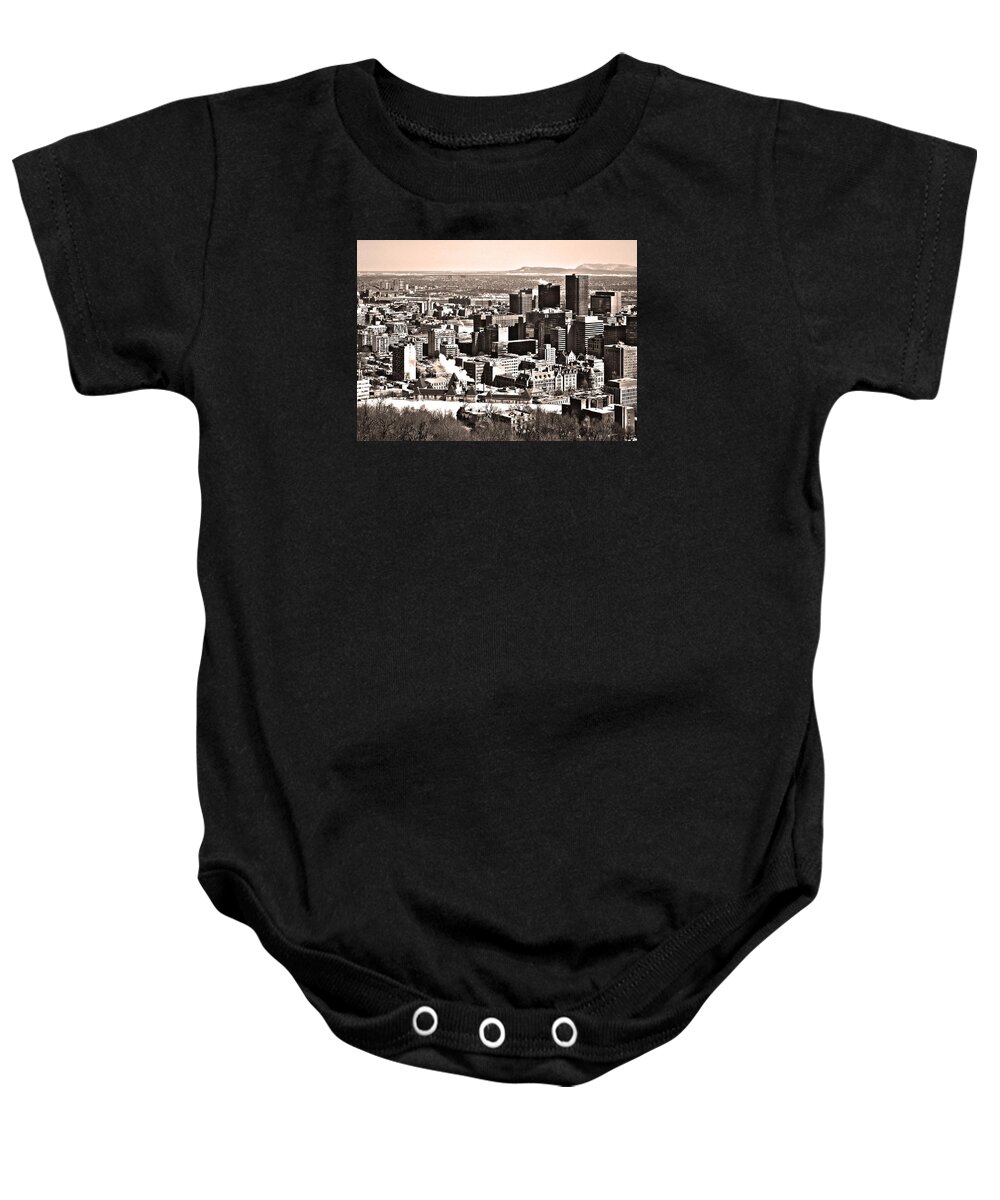 North America Baby Onesie featuring the photograph Winter in the City ... by Juergen Weiss