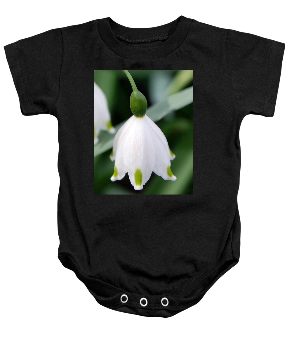 Bell Flower Baby Onesie featuring the photograph Bell Flower by Amy Fose