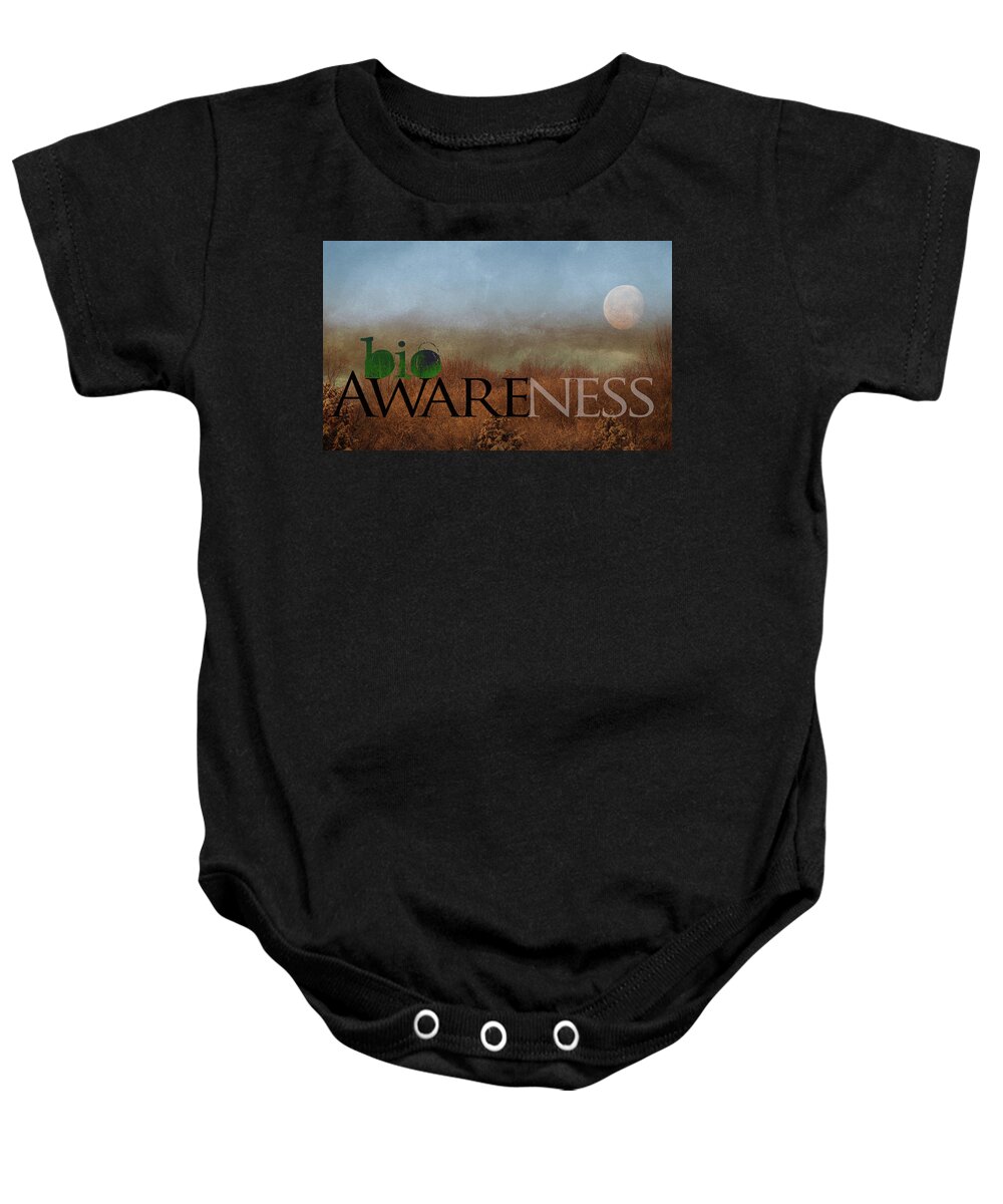 Bio Baby Onesie featuring the photograph bioAWARENESS II #1 by Char Szabo-Perricelli