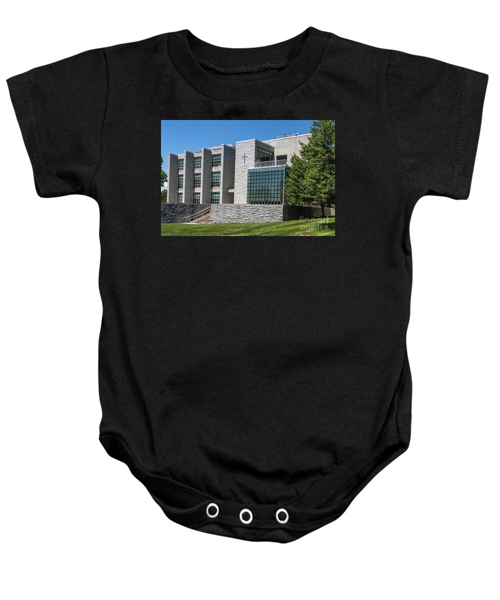 Vu Baby Onesie featuring the photograph Center for Engineering #1 by William Norton