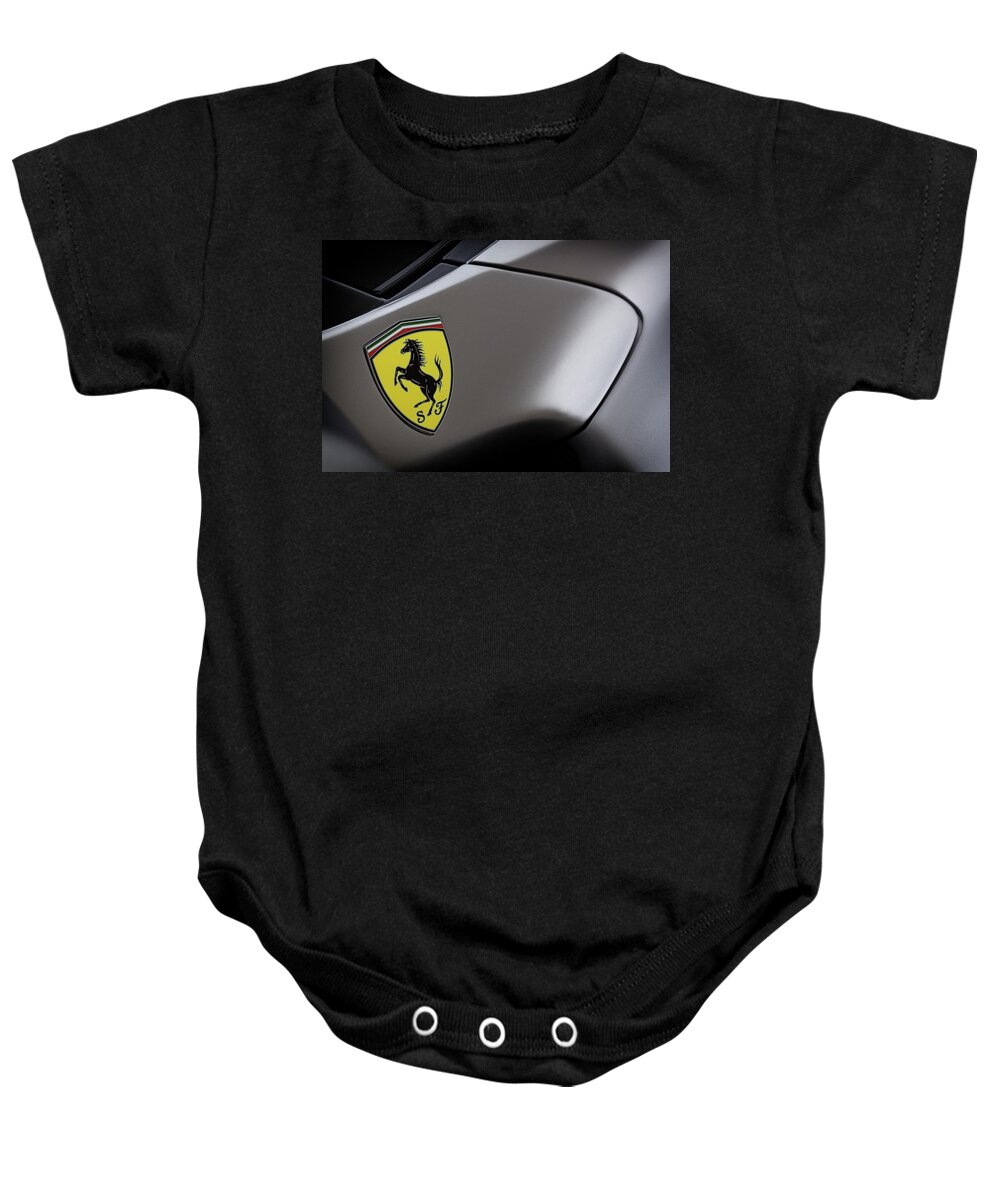 F12 Baby Onesie featuring the photograph #Ferrari #Print #1 by ItzKirb Photography