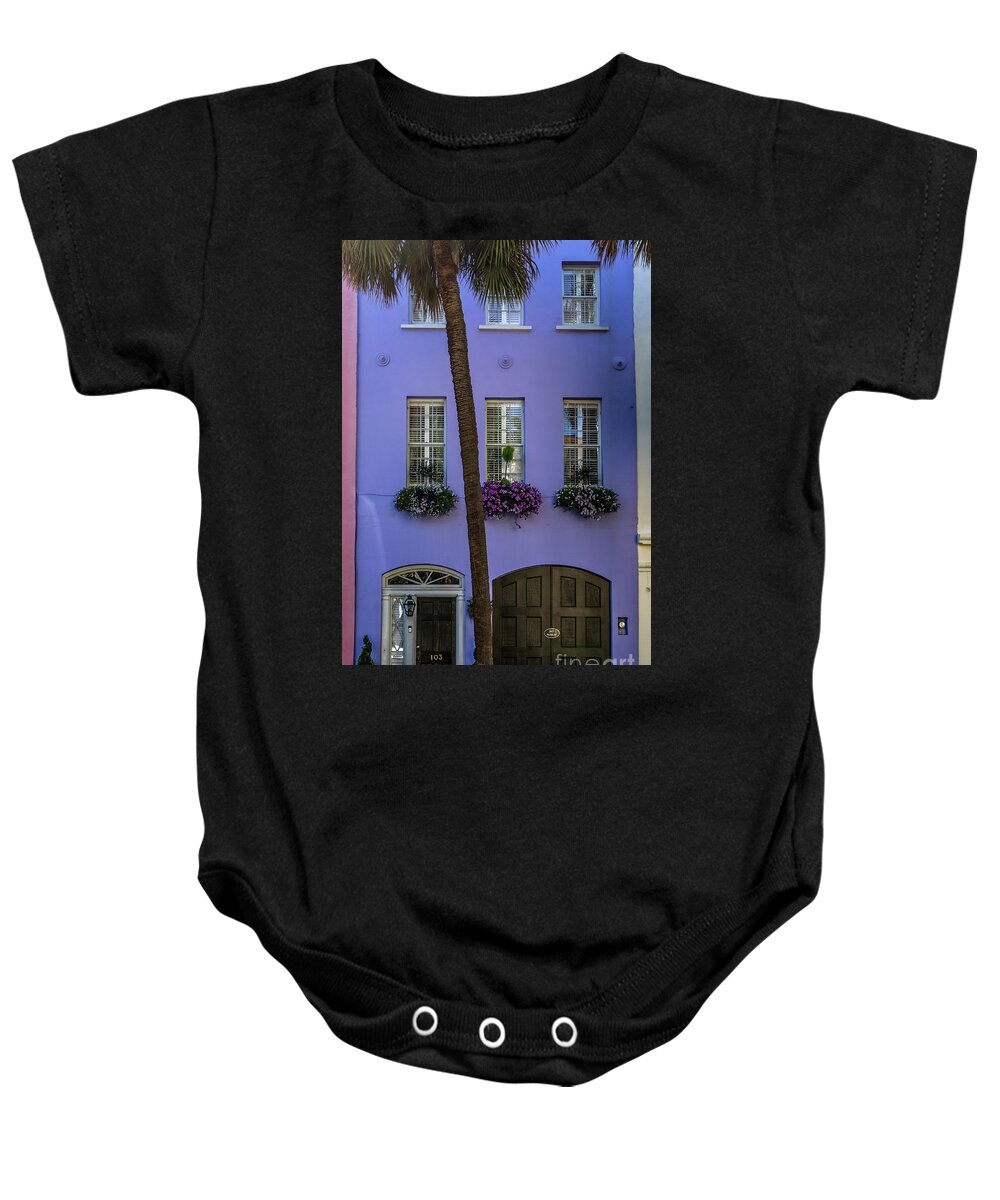 Joseph Dulles House Baby Onesie featuring the photograph 103 East Bay Street by Dale Powell