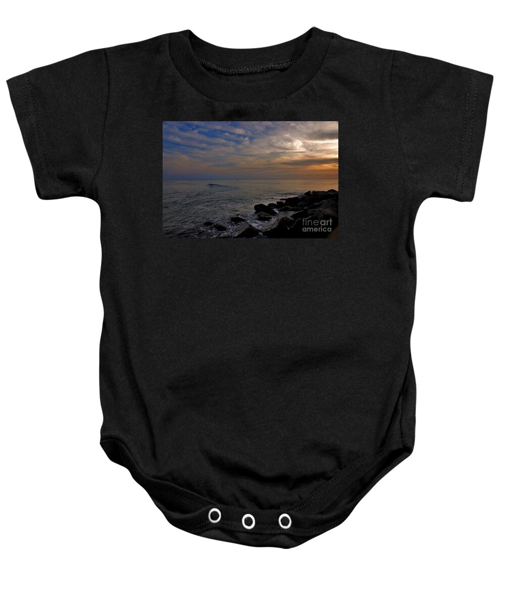 Sunrise Baby Onesie featuring the photograph 11- Singer Island by Joseph Keane